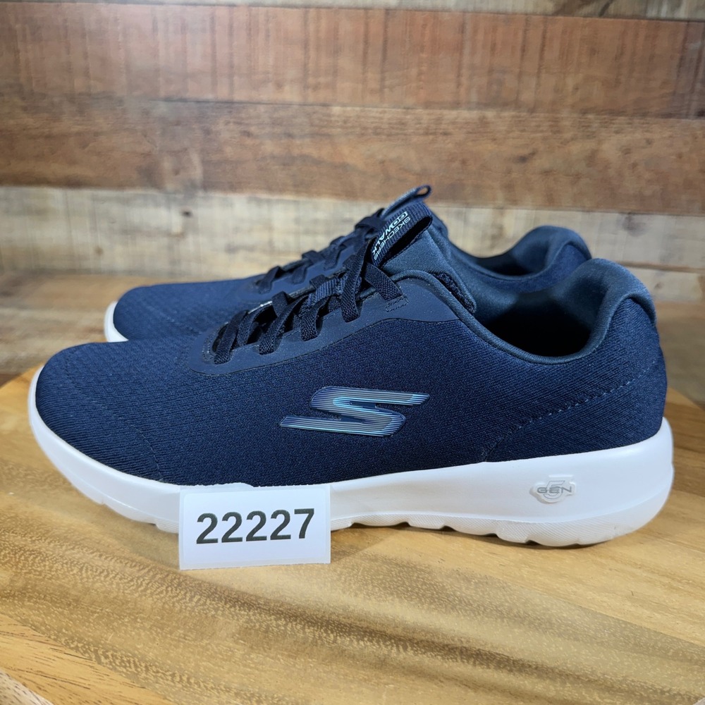 Skechers GoWalk Joy Sneakers Womens 8 Wide Blue 124094W Comfort Walking Shoes